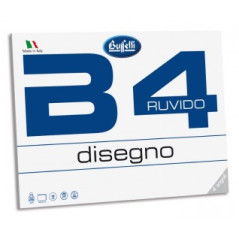 Blocco Disegno B4 Ruvido 33x48 220 G -4 Angoli