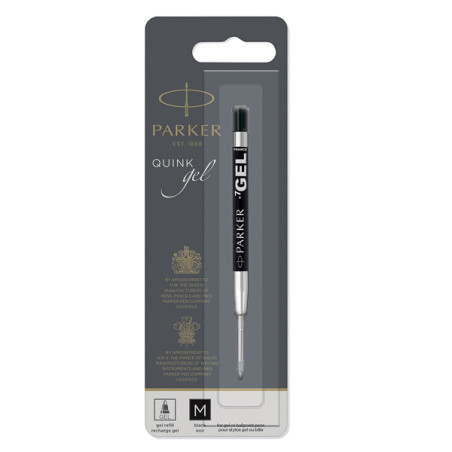 Refill sfera QuinkGel - punta media - metallo