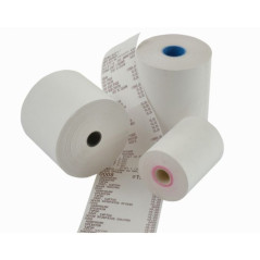 Rotoli bilancia in carta termica adesiva 62,5 mm x 20 m x 25 mm - 55 g - SENZA BISFENOLI