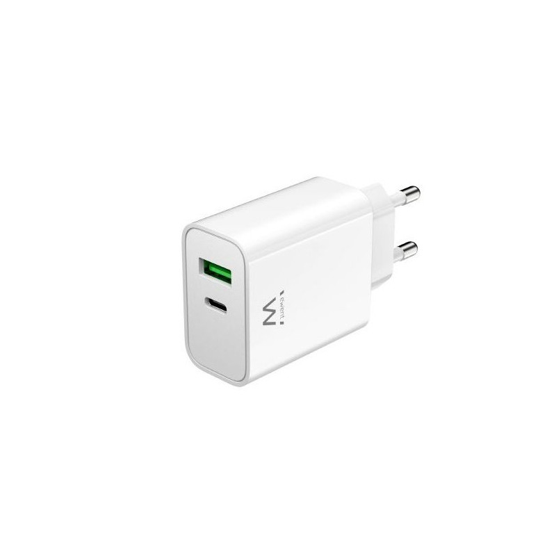 Caricatore Rapido Quick Charge - 30w - 1 Porta Usb Type-c + 1 Usb-a