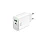 Caricatore Rapido Quick Charge - 30w - 1 Porta Usb Type-c + 1 Usb-a