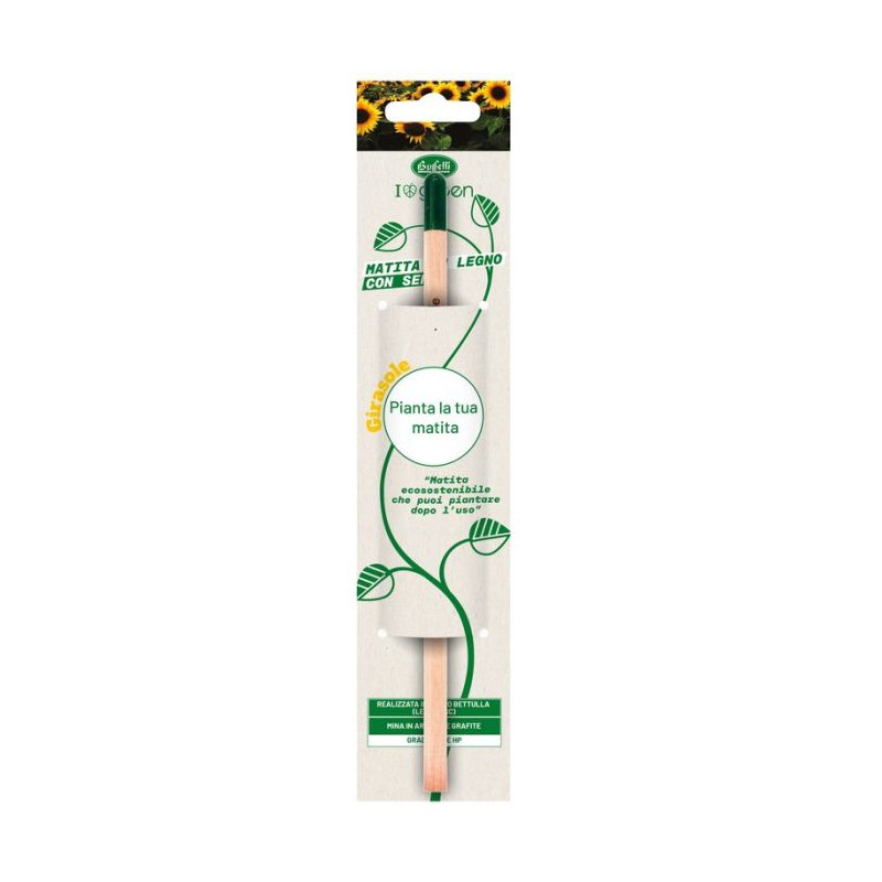 Matita HB biodegradabile con Semi i Love Green