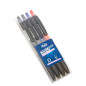 Set 4 Penne Sfera Speedy Click 2 Nero, 1 Blu, 1 Rosso