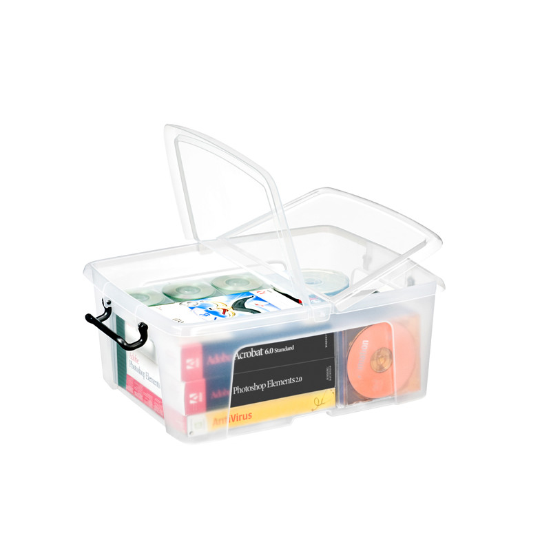 Contenitore Multiuso con coperchio L50x P39,5x H19cm - 24lt Strata