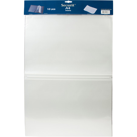 Set 10 Inserti Doppi A4 X Porta Menu' Trendy, Design, Rio e Royal