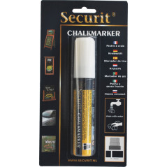 Blister 1 Marcatore a Gesso Liquido Punta Maxi Bianco