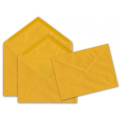 Confezione da 25 Buste 18x24cm Gialle - 80 Gr. Taglio A Punta