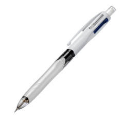 Penna a sfera a scatto multifunzione 4 Colors - con portamine ricaricabile con mine HB da 0,7mm - nero, blu, rosso