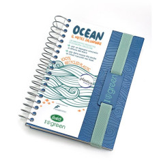 Notes Spirale A6 Ocean Dots Collaborazione Marevivo