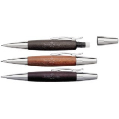 Penna A Sfera Fusto Legno Pero Nero