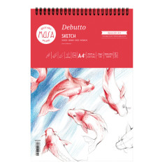 Blocco schizzi Debutto - A4 - 120 gr - 70 fogli - bianco