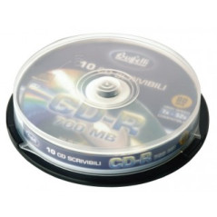 CD-R scrivibile - 700 MB - spindle da 10 pezzi - Silver