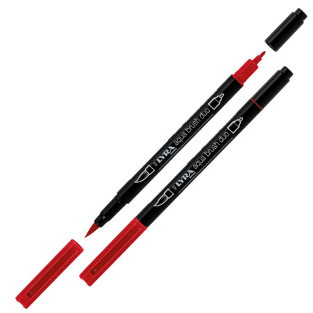 Astuccio 6 pennarelli Aqua Brush Duo - colori primari