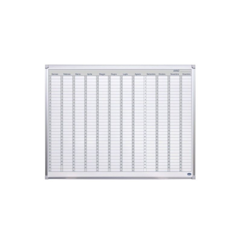 Planning magnetico annuale - 60x90 cm