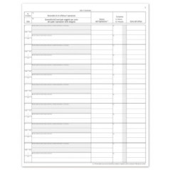 Registro Giornale degli Affari 96pg Num 31x24,5 Cm
