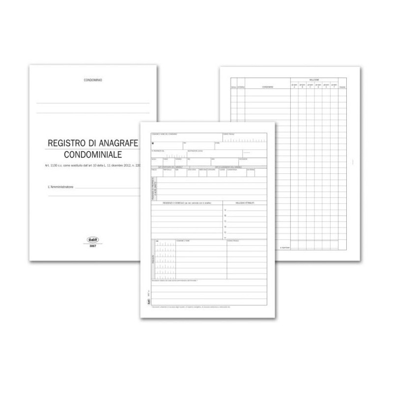 Registro Anagrafe e sicurezza condominiale - 64 pagine