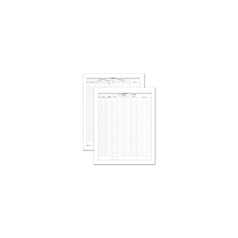 Registro Carico/Scarico documenti di accompagnamento (regime delle Accise) - 7 pagine prenumerate - 31x24,5 cm
