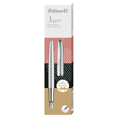 Penna stilografica Jazz Noble Elegance - Con Astuccio Regalo