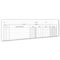 Registro Carico/Scarico/Esistenza - 96 pagine prenumerate