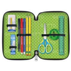 Astuccio 3 zip collezione Stilnovo - 19,5 x 7,5 x 12,9 cm - colori neon assortiti