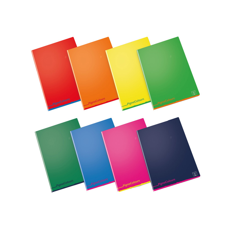 Maxiquaderno Pigna Colours - Formato A4 - 42 fogli da 80 gr