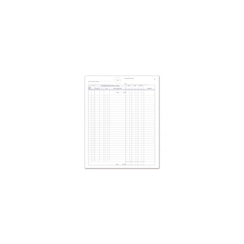 Registro Entrate/Uscite stupefacenti e sostanze psicotrope per farmacie - 50 pagine prenumerate - 31x24,5 cm