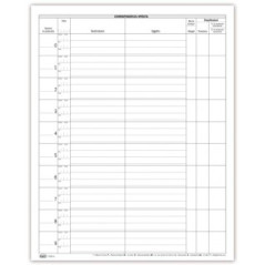 Registro Corrispondenza in partenza - 192 pagine - 31x24,5 cm