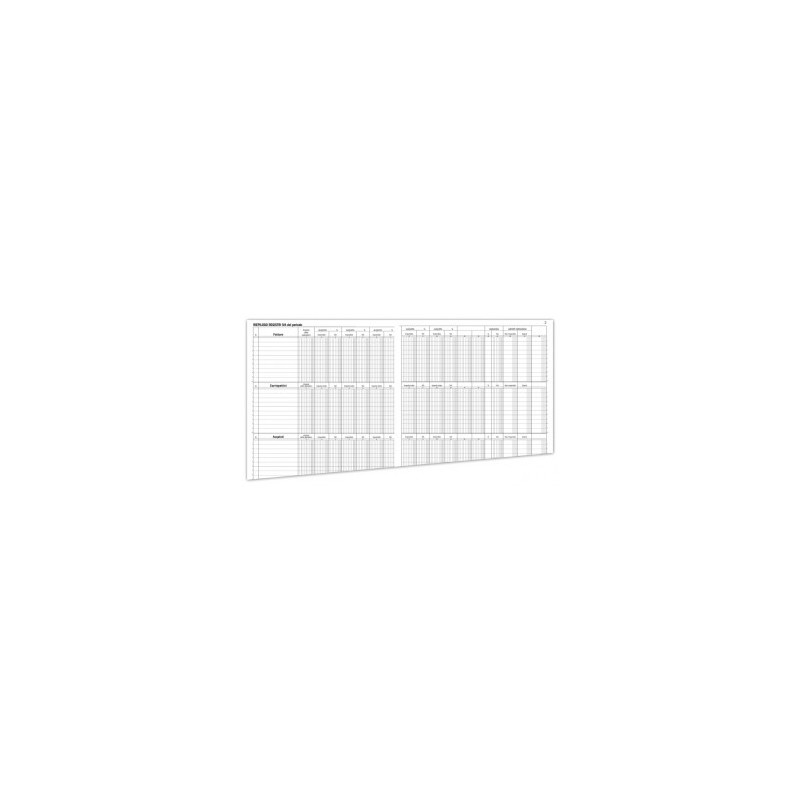 Registro Riepilogativo IVA - 24 pagine prenumerate - 31x24,5 cm