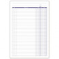 Foglio Mobile Dare/ Avere - 4 fori per archiviazione - 29,7x21 cm