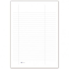 Foglio mobile a righe uso bollo per libri sociali e verbali - modulo laser prenumerato fronte/retro