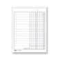 Scheda a 2 colonne - cartoncino da 140 gr. bianco - 10,5x7,8 cm