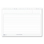 Scheda a righe con punti traccia-colonne e naselli a/z - cartoncino da 140 gr. - 14,8x21 cm