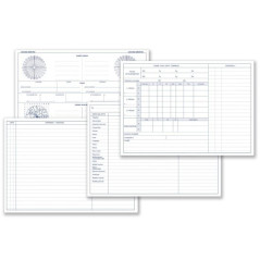 Scheda per oculisti - cartoncino da 140 gr. - 17x24 cm