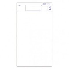 Comande generiche - Blocco 25/25 fogli autoricalcante - 14,5x7,5 cm