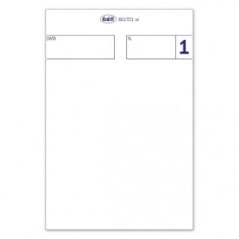 Comande generiche - Blocco 25/25 fogli autoricalcante blu - 10,5x7,5 cm