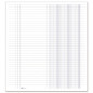 Registro 3 colonne 1 facc 200pg 31x24,5 Cm