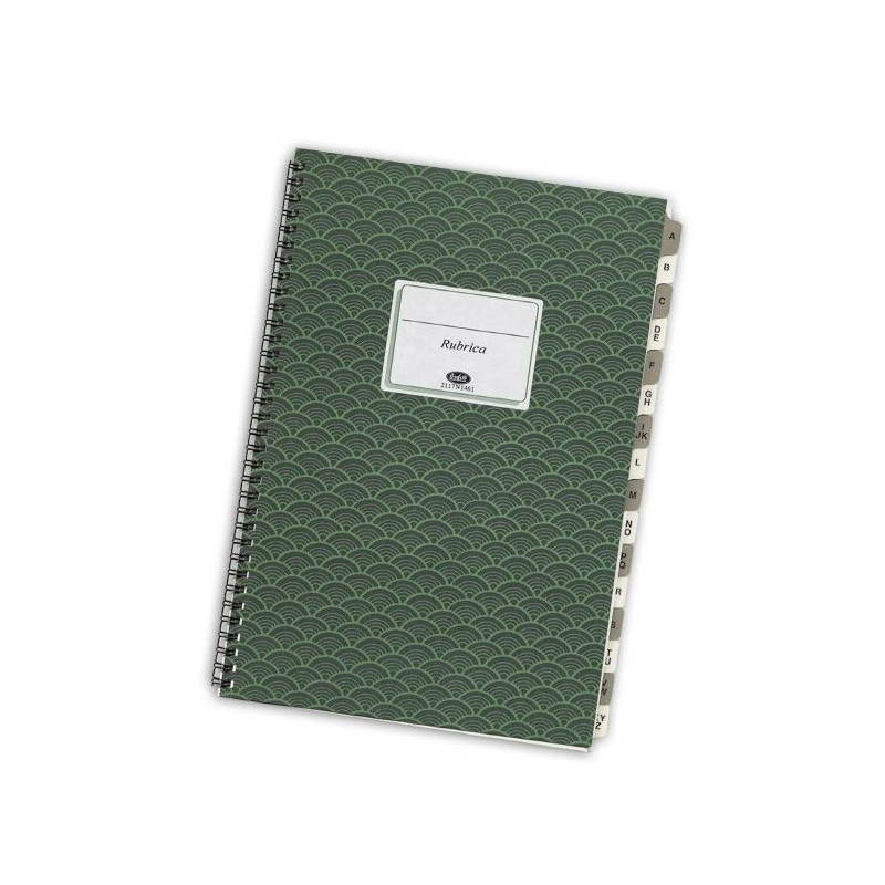 Rubrica A/Z - 92 pagine - 6pg per lettera con spirale