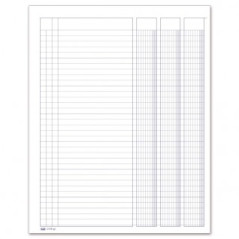 Registro 8 colonne 2 facc 50pg 31x24,5 Cm