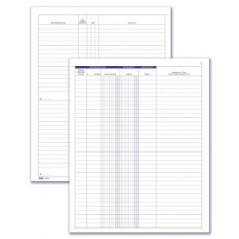 Registro Libro Soci Spa 23pg Num 31x24,5 Cm