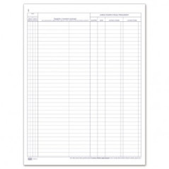 Registro Carico Stampati Fiscali 14pg Num 31x24,5 Cm