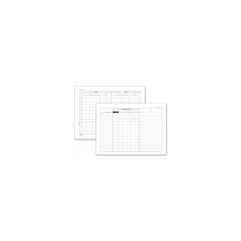 Registro Carico/Scarico Suini 23pg Num 31x24,5 Cm