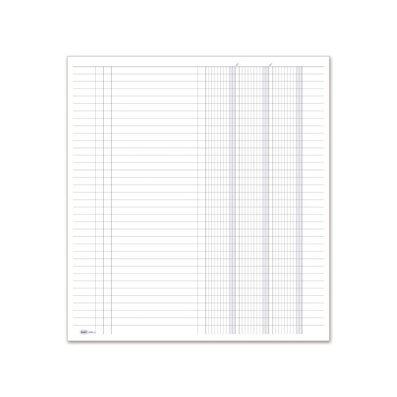 Registro 3 colonne - 192pg - 31x24,5 cm