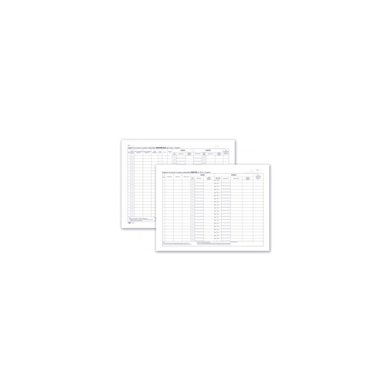 Registro Carico/Scarico Ovini e Caprini 46pg Num 24x31,5 Cm