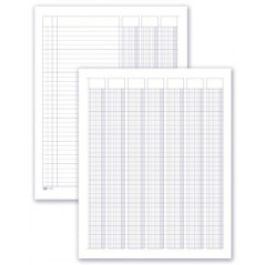 Registro 10 colonne 2 facc 100pg 31x24,5 Cm