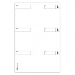 Comande generiche - Blocco 25/25 fogli autoricalcante 3 tagliandi - 16,8x10 cm