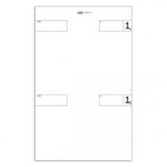 Comande generiche - Blocco 25/25/25 fogli autoricalcante 2 tagliandi - 16,8x10 cm
