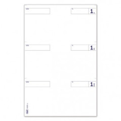 Comande generiche - Blocco 25/25/25 fogli autoricalcante 3 tagliandi - 16,8x10 cm