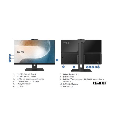 MODERN AM242TP 1M-2282EU Core7, RAM 16 GB, SSD , 23,8, Touch