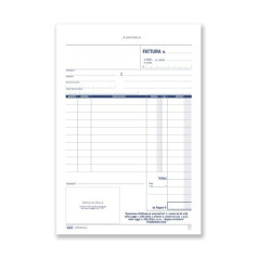 Fattura per Regime Forfettario - Blocco 33/33/33 fogli autoricalcanti - 21,5x14,8 cm