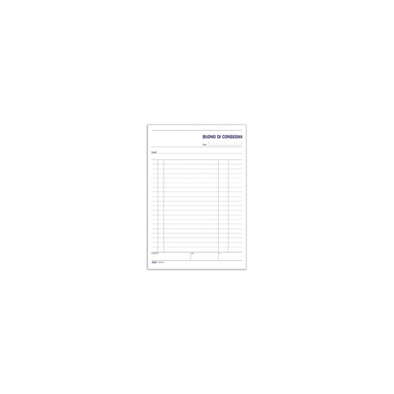 Buoni di consegna - Blocco 100 fogli - 21,5x14,8 cm